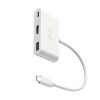 j5create Eco-Friendly USB-C® To HDMI™ & USB™ Adapter With Power Delivery, White, JCA379EW