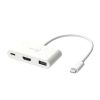 j5create Eco-Friendly USB-C® To HDMI™ & USB™ Adapter With Power Delivery, White, JCA379EW - Image 2