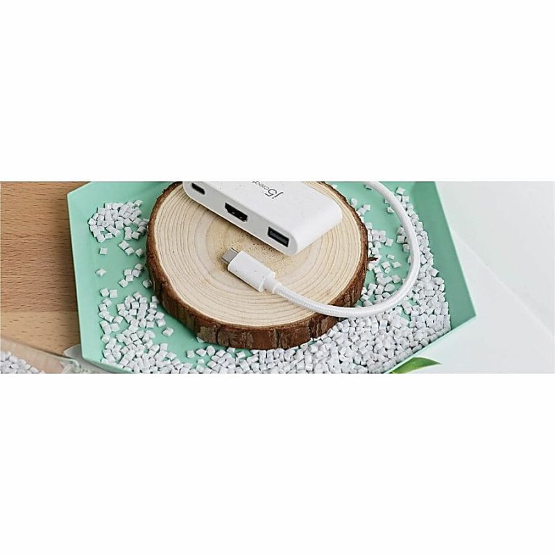 j5create Eco-Friendly USB-C® To HDMI™ & USB™ Adapter With Power Delivery, White, JCA379EW - Image 11