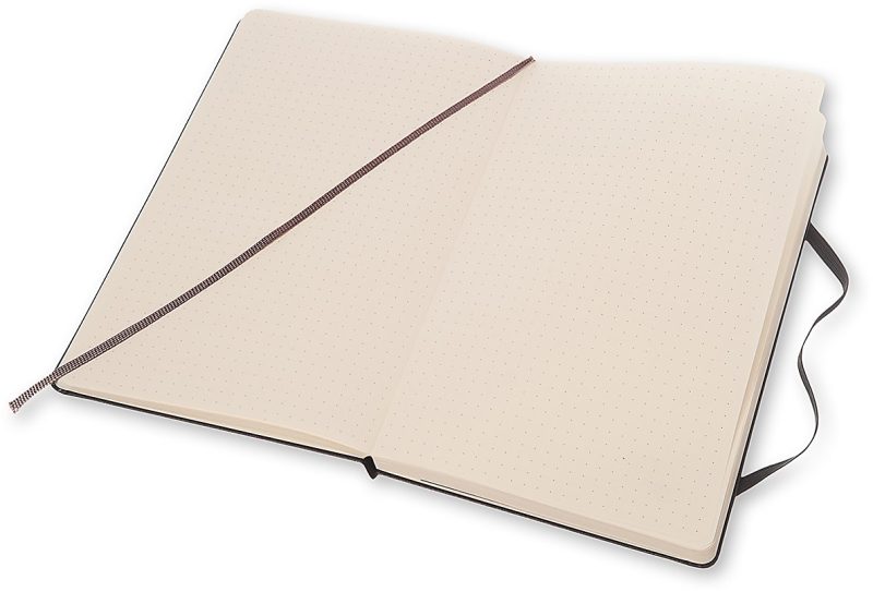 Moleskine Classic Hard Cover Notebook, 5" x 8-1/4", Dotted, 240 Pages, Black - Image 2