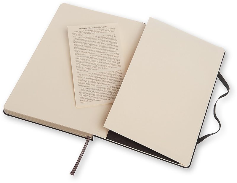 Moleskine Classic Hard Cover Notebook, 5" x 8-1/4", Dotted, 240 Pages, Black - Image 4