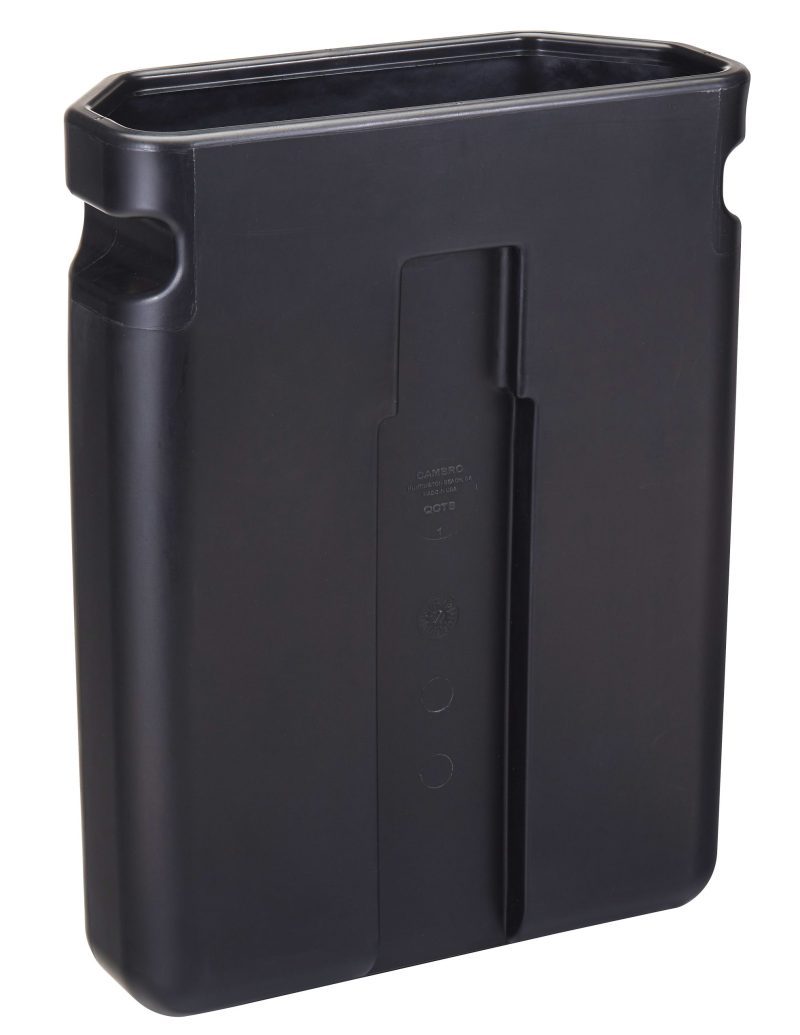 Cambro Quick Connect Bin, Medium Size, 7" x 16" x 21 2/8", Black - Image 2