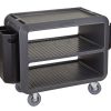 Cambro Quick Connect Bin, Medium Size, 7" x 16" x 21 2/8", Black - Image 3