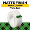 Scotch Magic Tape, Invisible, 16 Tape Rolls, 3/4 in x 1000 in, Home Office Supplies and School Supplies for College and Classrooms - Image 2