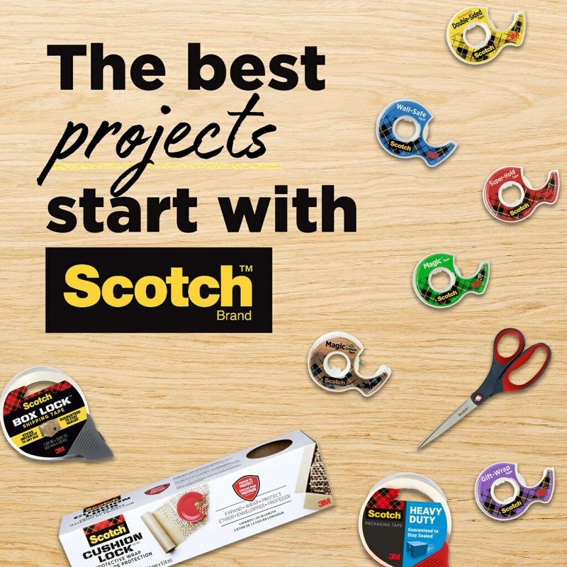Scotch Magic Tape, Invisible, 16 Tape Rolls, 3/4 in x 1000 in, Home Office Supplies and School Supplies for College and Classrooms - Image 9
