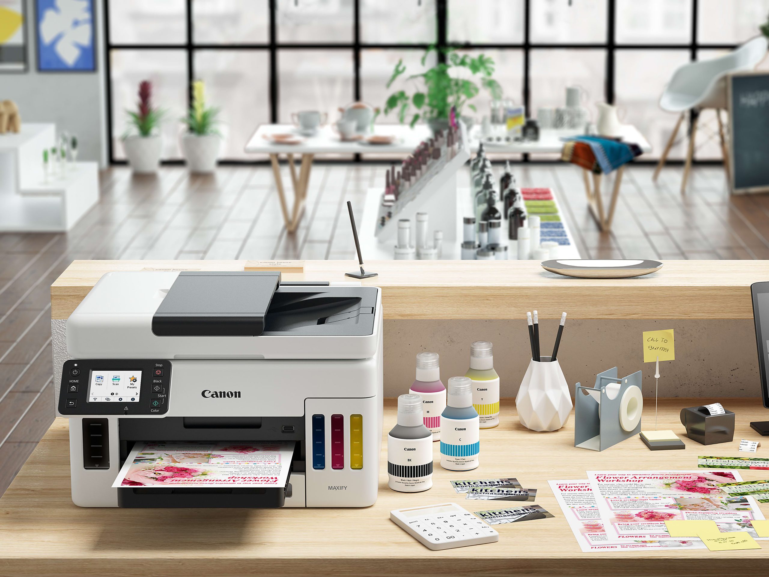 Canon® MAXIFY® GX6021 Wireless MegaTank Small Office Inkjet All-in-One Color Printer - Image 5