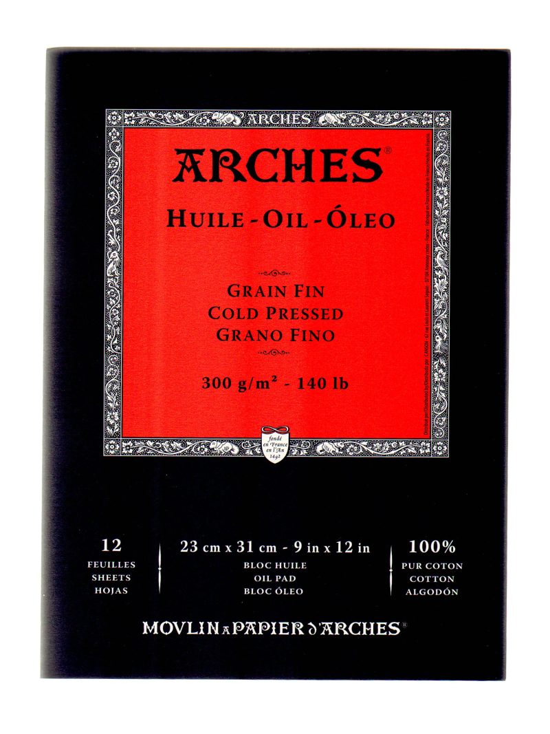 Arches® Oil Pad, 9" x 12"