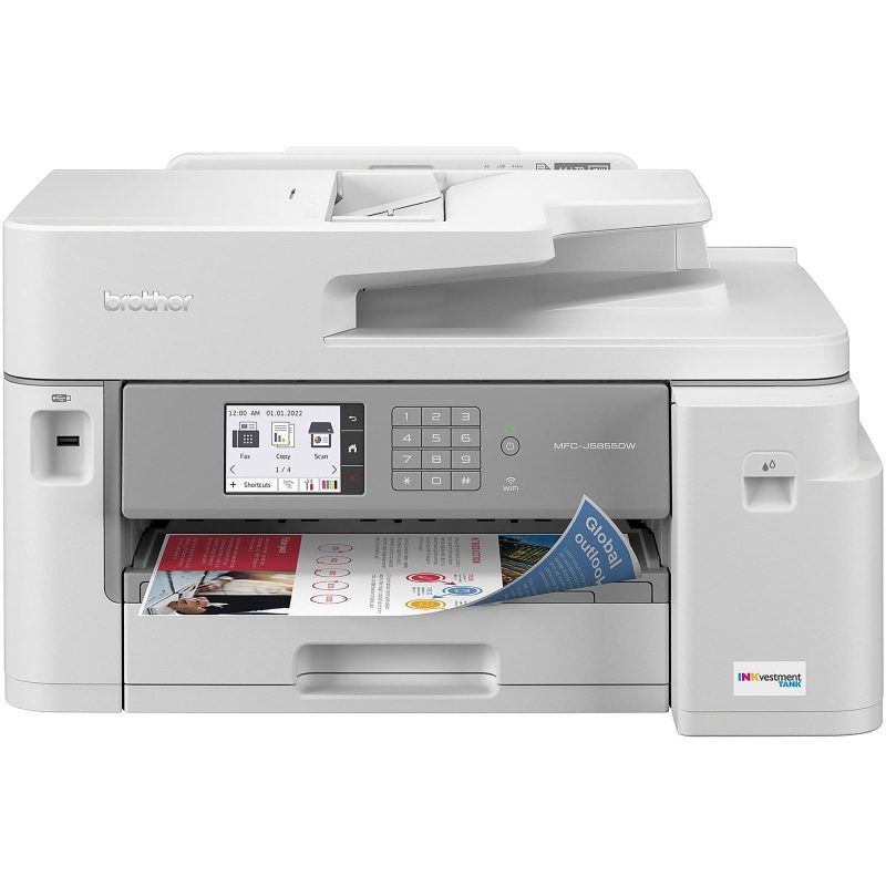 Brother® INKvestment Tank MFC-J5855DW Inkjet All-In-One Color Printer With Ink - Image 8