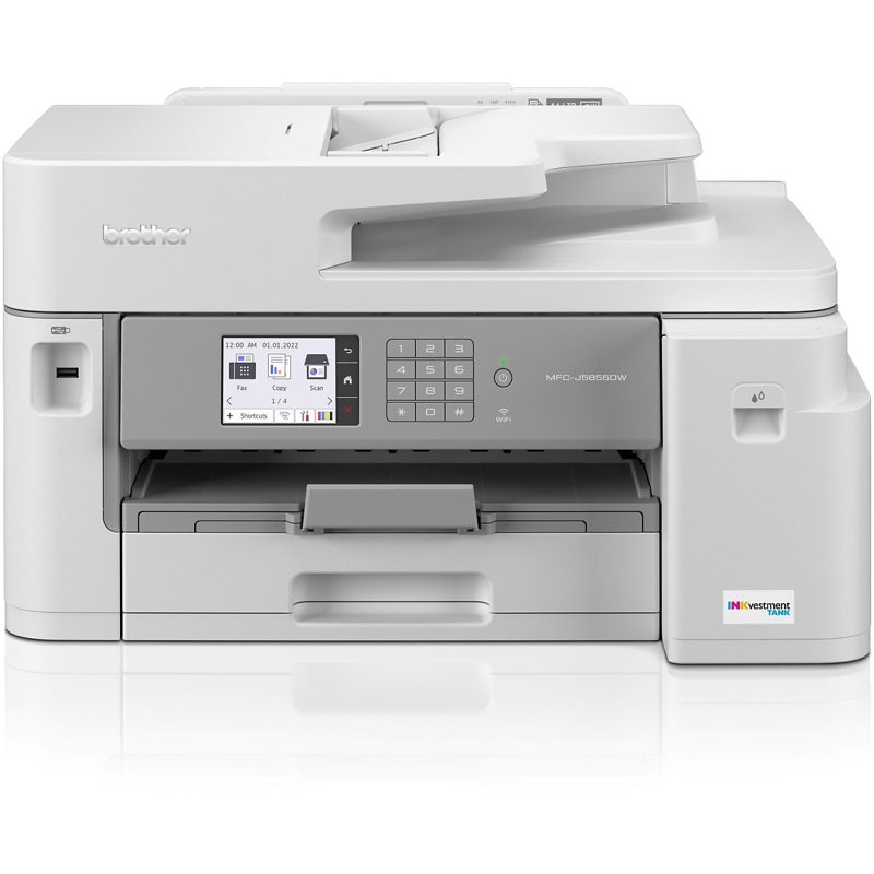 Brother® INKvestment Tank MFC-J5855DW Inkjet All-In-One Color Printer With Ink - Image 9