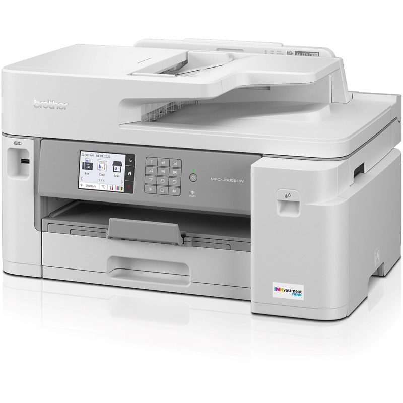 Brother® INKvestment Tank MFC-J5855DW Inkjet All-In-One Color Printer With Ink - Image 11