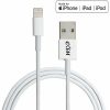 4XEM's 6ft 2m Lightning cable for Apple iPhone, iPad, iPod - MFI Certified - MFi Certified 6FT Lightning to USB data sync cable forApple iPad, iPhone, iPod 1 x Lightning Male Proprietary Connector - 1 x Type A Male USB connector