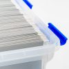 Iris® Element-Resistant Ultimate Storage Box, Letter/Legal, 8 Gallon, 20-1/8”L x 16-3/16”W x 14-1/4”H, Clear - Image 6