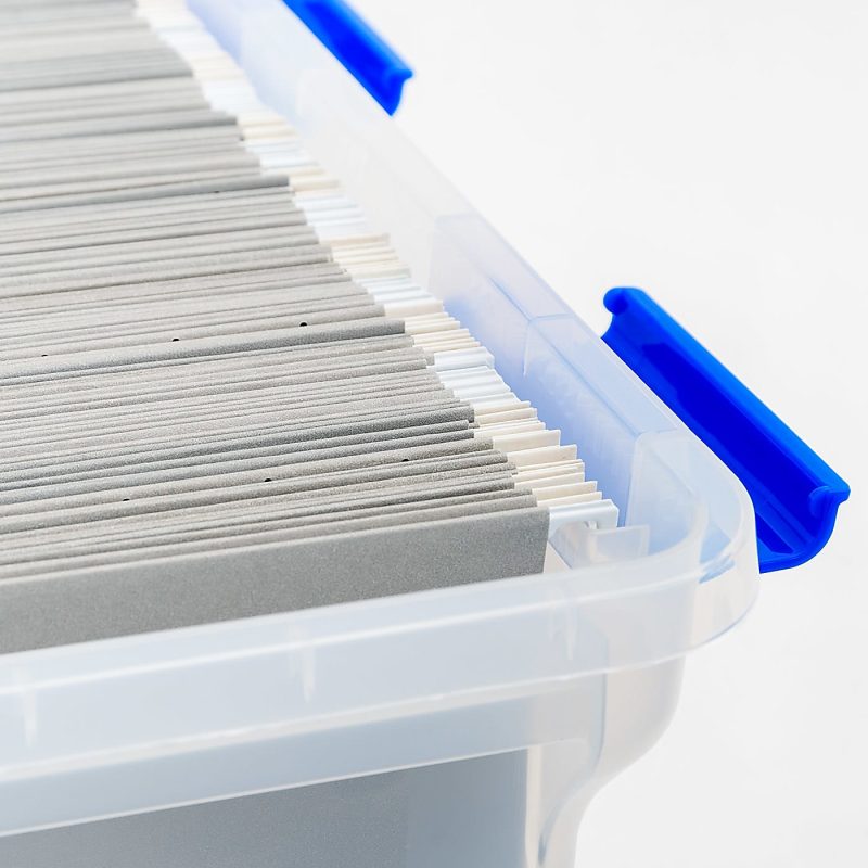 Iris® Element-Resistant Ultimate Storage Box, Letter/Legal, 8 Gallon, 20-1/8”L x 16-3/16”W x 14-1/4”H, Clear - Image 6
