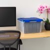 Iris® Element-Resistant Ultimate Storage Box, Letter/Legal, 8 Gallon, 20-1/8”L x 16-3/16”W x 14-1/4”H, Clear - Image 12