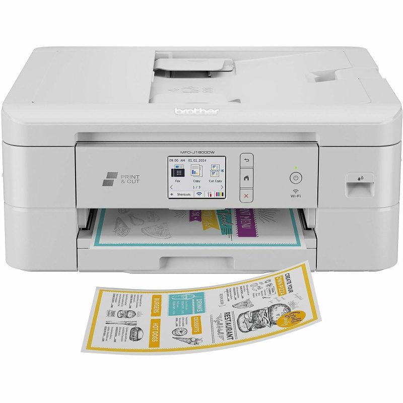 Brother Print & Cut MFC-J1800DW Wireless Inkjet Color All-in-One Printer With Automatic Paper Cutter And Refresh EZ Print Eligibility - Image 12