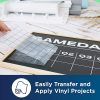 Brother Adhesive Transfer Paper With Grid, 72” x 12”, Clear - Image 3