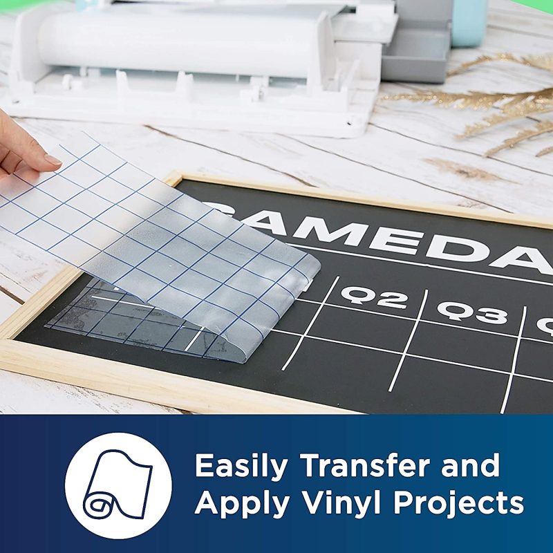 Brother Adhesive Transfer Paper With Grid, 72” x 12”, Clear - Image 3