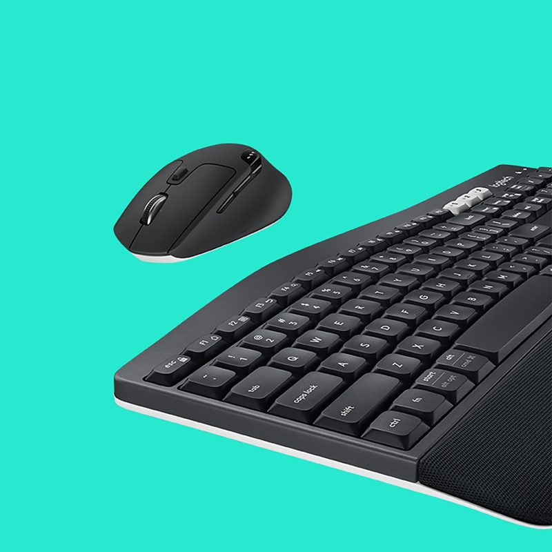 Logitech® MK850 Wireless Keyboard & Mouse, Black - Image 3