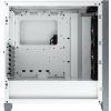 Corsair iCUE 4000X RGB Tempered Glass Mid-Tower ATX Case - White - Mid-tower - White - Tempered Glass, Steel, Plastic - 4 x Bay - 3 x 4.72" x Fan(s) Installed - 0 - ATX Motherboard Supported - 17.20 lb - 6 x Fan(s) Supported - Image 12