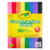 Crayola Construction Paper, 9” x 12”, Assorted Colors, 96 Sheets Per Pack, Set Of 12 Packs - Image 2