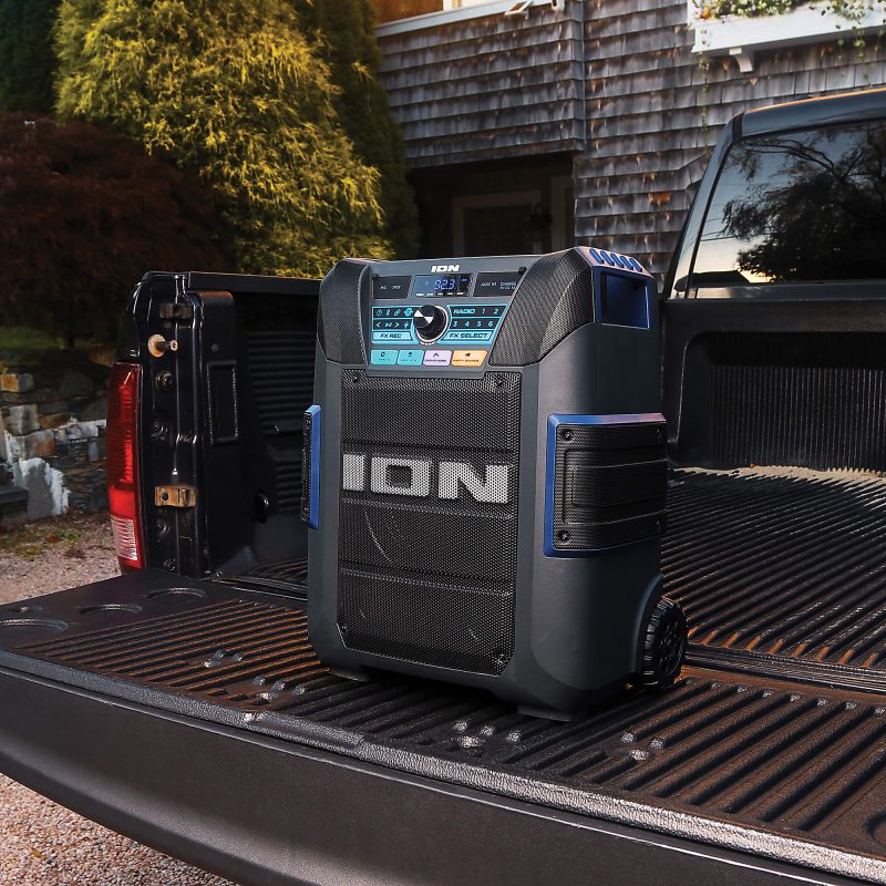 ION Explorer Portable Bluetooth All-Weather Speaker With Microphone, Stereo-Link And Premium 5-Speaker Sound, XL, Black, IPA150X - Image 4