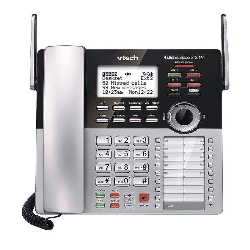 VTech® DECT 6.0 Expansion Deskset For VTech Small Business Main Console, CM18245 - Image 2
