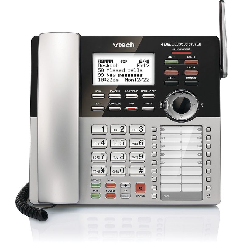 VTech® DECT 6.0 Expansion Deskset For VTech Small Business Main Console, CM18245 - Image 4