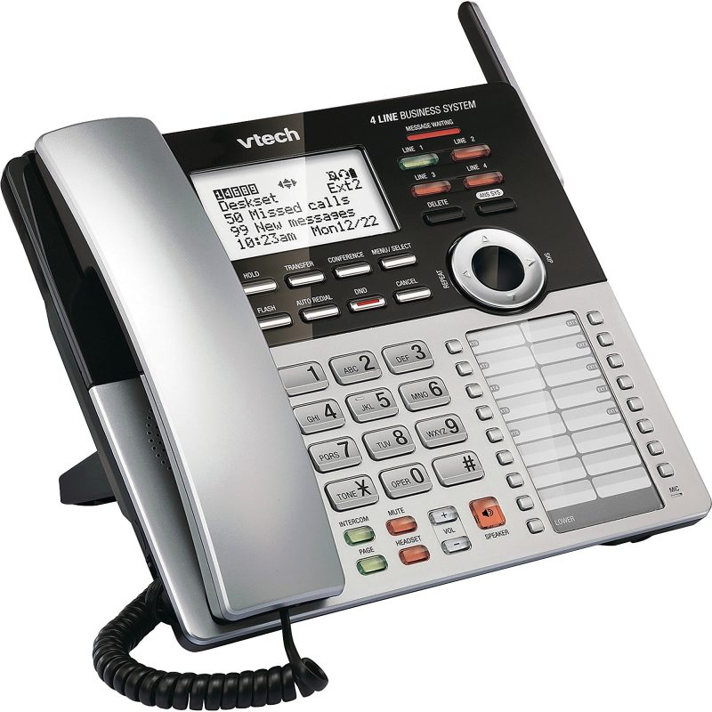 VTech® DECT 6.0 Expansion Deskset For VTech Small Business Main Console, CM18245 - Image 5
