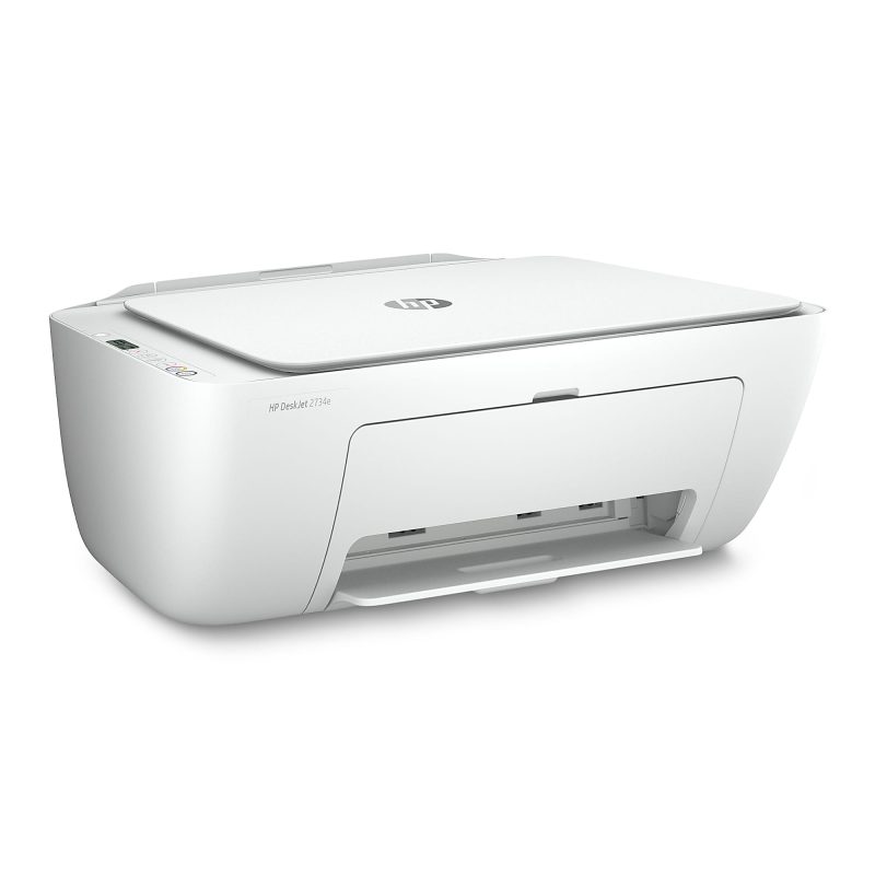 HP Deskjet 2734e Wireless Inkjet Multifunction Printer - Color - Copier/Printer/Scanner - 4800 x 1200 dpi Print - Manual Duplex Print - Up to 1000 Pages Monthly - Color Flatbed Scanner - 1200 dpi Optical Scan - Wireless LAN