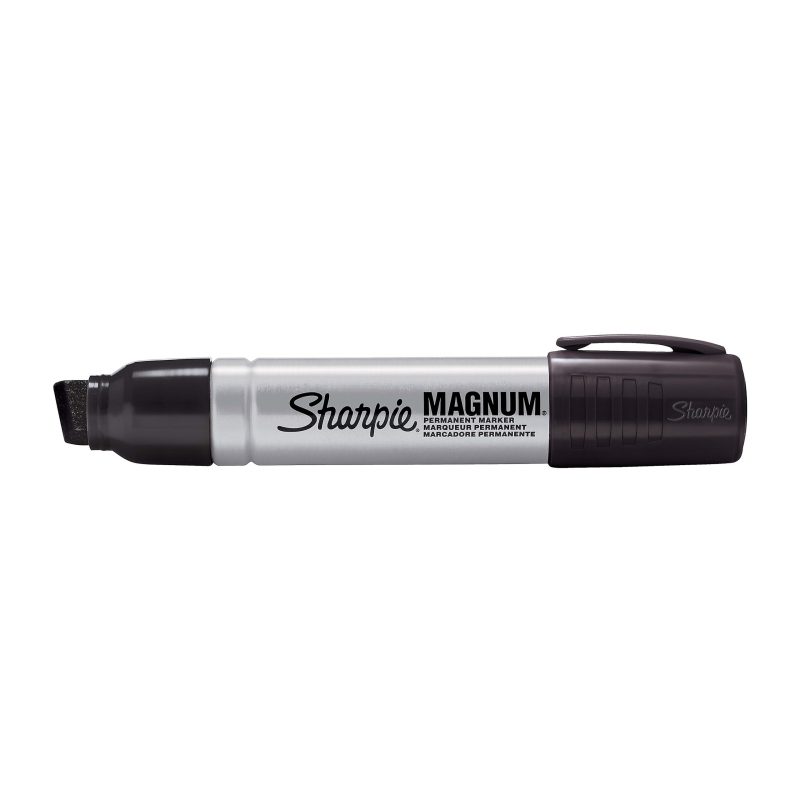 Sharpie® Magnum® Permanent Marker, Black, Pack Of 12 - Image 2