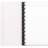 TUL® Discbound Notebook With Die-Cut Leather Cover, Letter Size, Narrow Ruled, 60 Sheets, Pink/Rose Gold - Image 2