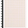 TUL® Discbound Notebook With Die-Cut Leather Cover, Letter Size, Narrow Ruled, 60 Sheets, Pink/Rose Gold