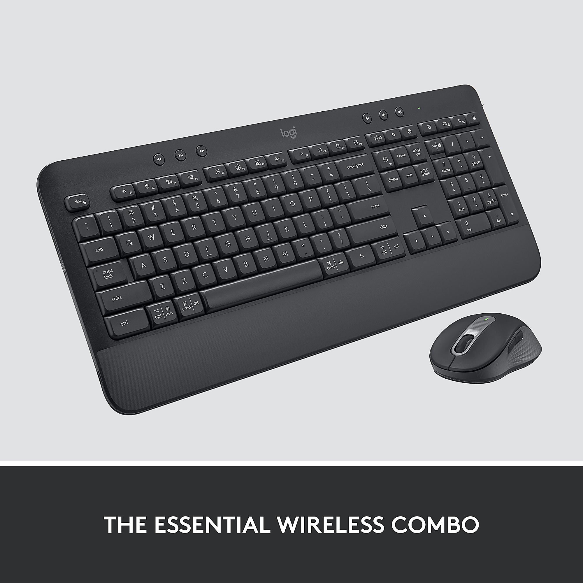 Logitech Signature MK650 Combo For Business Wireless Mouse and Keyboard Combo, Graphite - Image 5