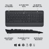 Logitech Signature MK650 Combo For Business Wireless Mouse and Keyboard Combo, Graphite - Image 6