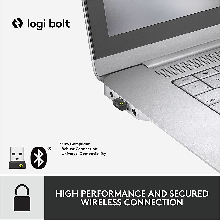 Logitech Signature MK650 Combo For Business Wireless Mouse and Keyboard Combo, Graphite - Image 12