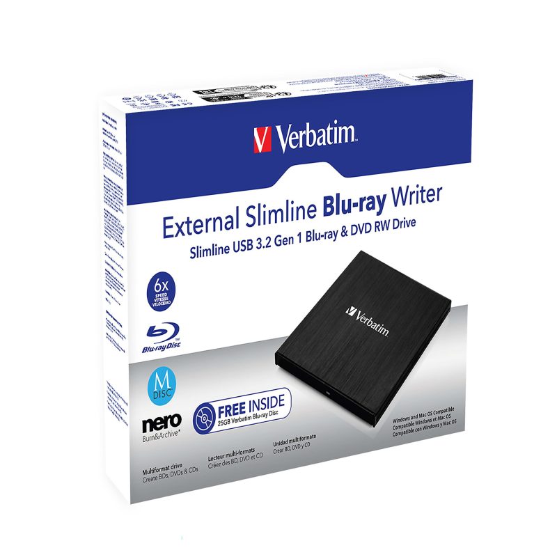 Verbatim External Slimline Blu-ray Writer - Image 5