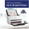 Epson DS-530 II Large Format ADF Scanner - 600 dpi Optical - 30-bit Color - 24-bit Grayscale - 35 ppm (Mono) - 35 ppm (Color) - Duplex Scanning - USB - Image 2