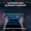 Logitech® MX Keys S Wireless Keyboard And Mouse Combo With Palm Rest, Full Size, 22% Recycled, Black, 920-012274 - Image 2