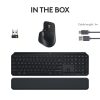 Logitech® MX Keys S Wireless Keyboard And Mouse Combo With Palm Rest, Full Size, 22% Recycled, Black, 920-012274 - Image 9