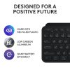 Logitech® MX Keys S Wireless Keyboard And Mouse Combo With Palm Rest, Full Size, 22% Recycled, Black, 920-012274 - Image 10