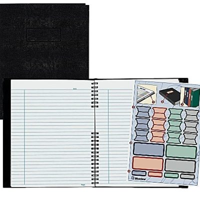 Rediform® NotePro® Executive Notebook, 9 1/4" x 7 1/4", College Ruled, 150 Pages, Black