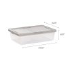 Iris® Snap Top Storage Box, 7 Gallon, Clear - Image 5