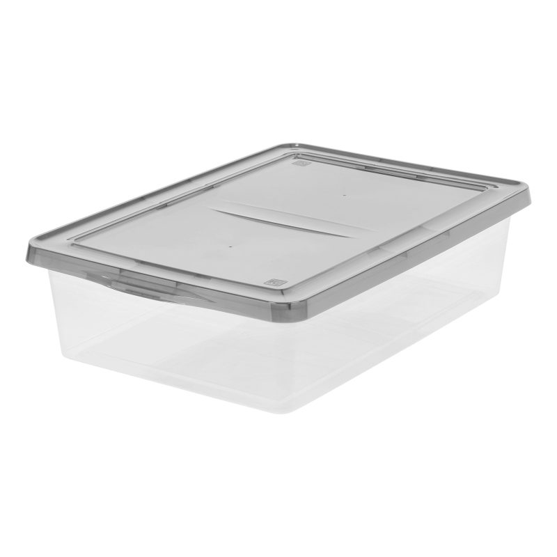 Iris® Snap Top Storage Box, 7 Gallon, Clear - Image 7