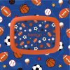 Bentgo Kids Prints 5-Compartment Lunch Box, 2"H x 6-1/2"W x 8-1/2"D, Sports - Image 7