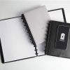 TUL® Wireless/Wired Charging Discbound Notebook, Leather Cover, Letter Size, Gray - Image 5