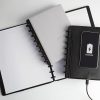 TUL® Wireless/Wired Charging Discbound Notebook, Leather Cover, Letter Size, Gray - Image 6