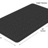 Apache Mills K-Marble Foot Anti-Fatigue Mat, 36" x 60", Black/White - Image 2