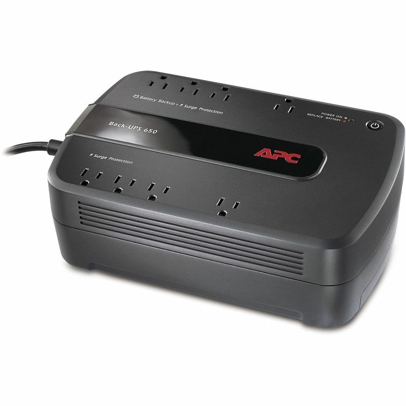 APC® Back-UPS® ES 650VA Battery Backup, Black - Image 2