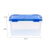Iris Ultimate Weathertight Storage Boxes, 23-5/8”L x 20-1/16”W x 16-3/16”H, 62.8 Qt, Clear, Set Of 3 Boxes - Image 8