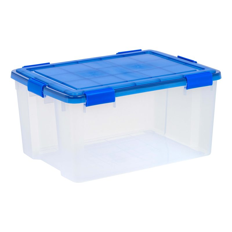 Iris Ultimate Weathertight Storage Boxes, 23-5/8”L x 20-1/16”W x 16-3/16”H, 62.8 Qt, Clear, Set Of 3 Boxes - Image 11